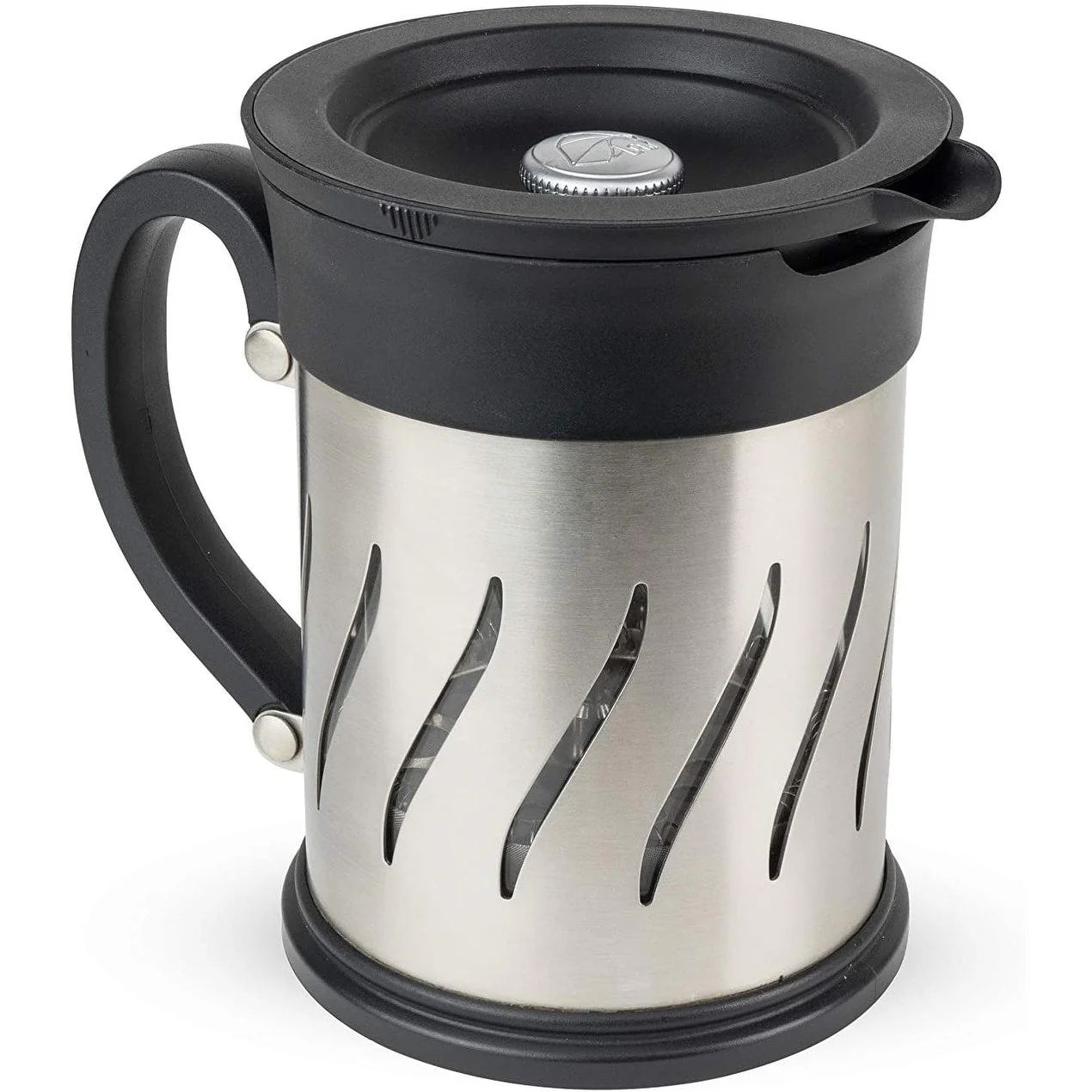 Peugeot 35257 Paris Press Coffee Mill/French Press Combination, Stainless Steel - 3 x 3 x 6 inches