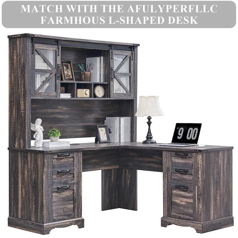 42 Farmhouse Desk Hutch, Only Match Afulyperfllc's Farmhouse Desk