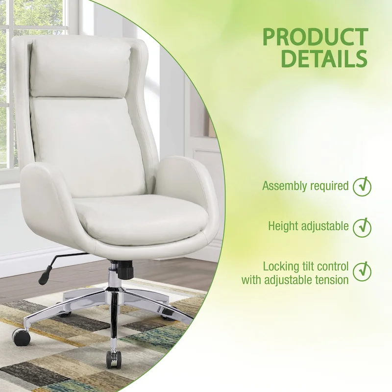 Blanchard Office Chair in Faux Leather