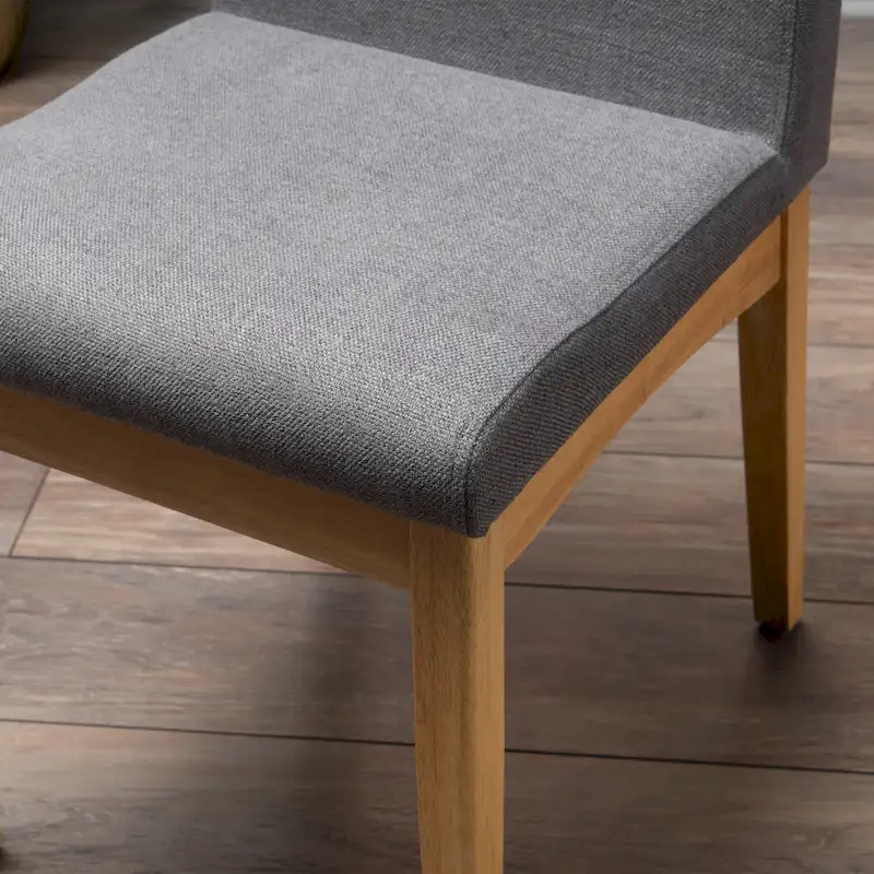 Dimitri Mid-Century Fabric Dining Chair (Set of 2) by Christopher Knight Home