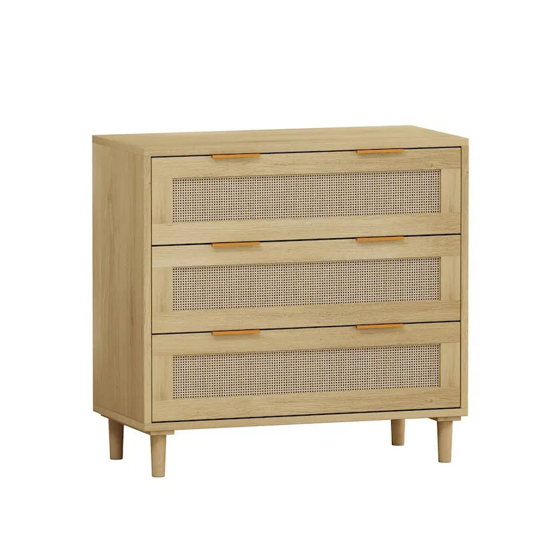 31.50 L 3-Drawers Rattan Cabinet
