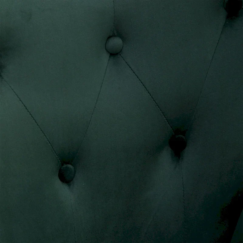 Velvet Button-Tufted Wing Back Accent Chair