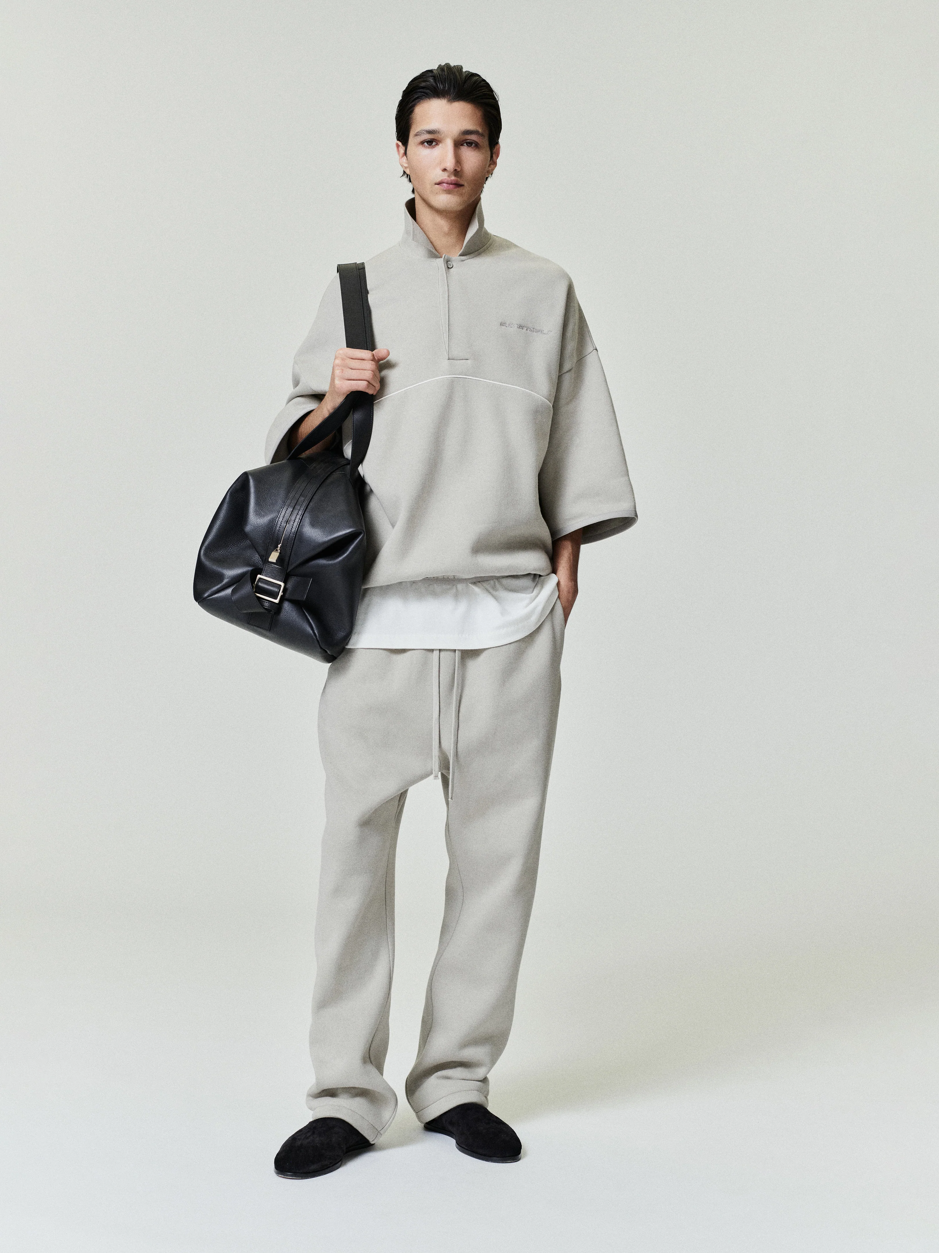 Active Trace 3/4 Sleeve Modern Polo Sweatshirt