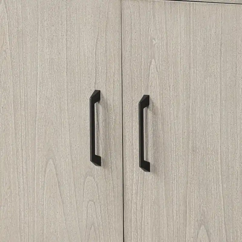 Furniture of America Yetaria Modern Farmhouse Natural 60-inch Solid Wood Buffet Sideboard