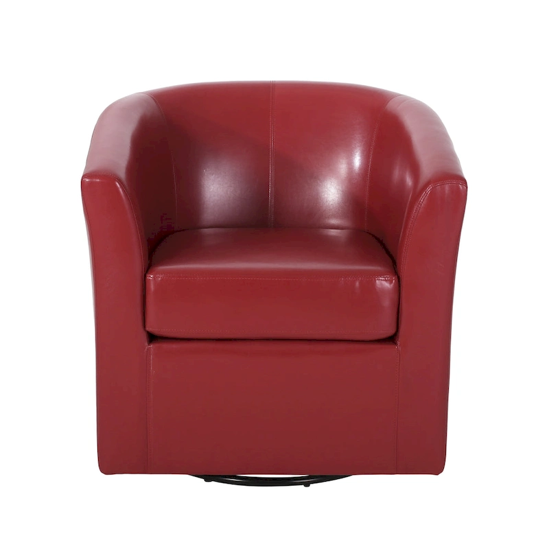 Daymian Swivel Club Chair by Christopher Knight Home - 29.00  D x 30.20  W x 30.50  H