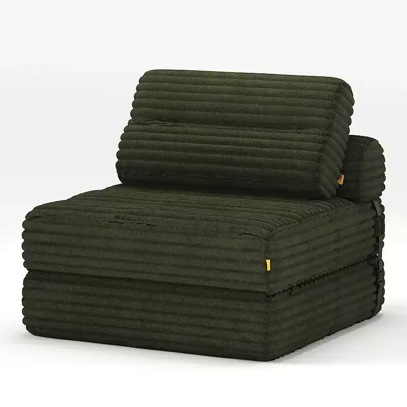Pinmoco Multifunctional Single Sofa Ergonomic Sofa Bed with Removable Pillow for Living Room