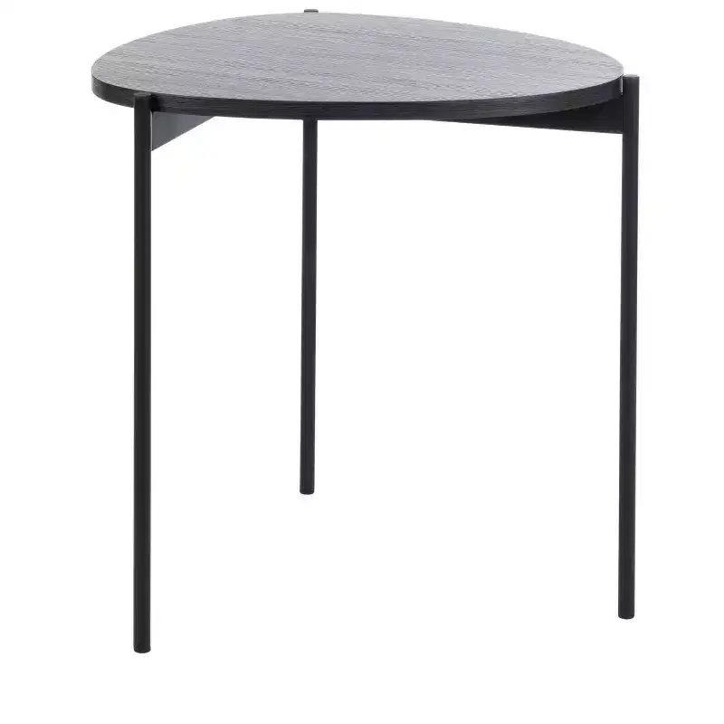 Sven Side Table - ACC4203 - Dark Grey Oak/Black - Safavieh