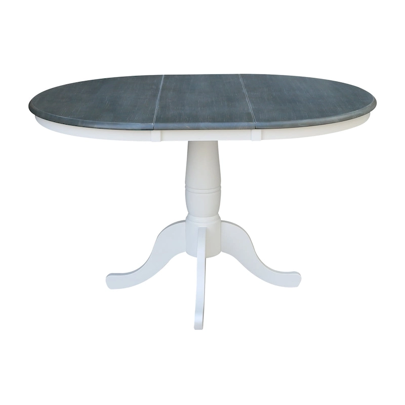 36 Round Extension Dining Table With 4 San Remo Chairs