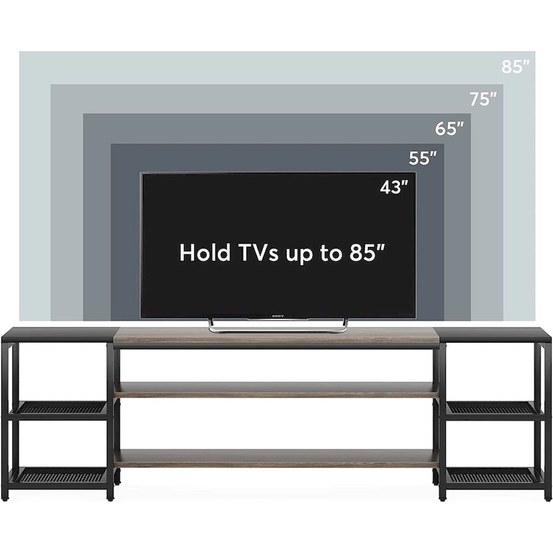 78 Inches TV Stand Entertainment Center Stand, TV Console Table