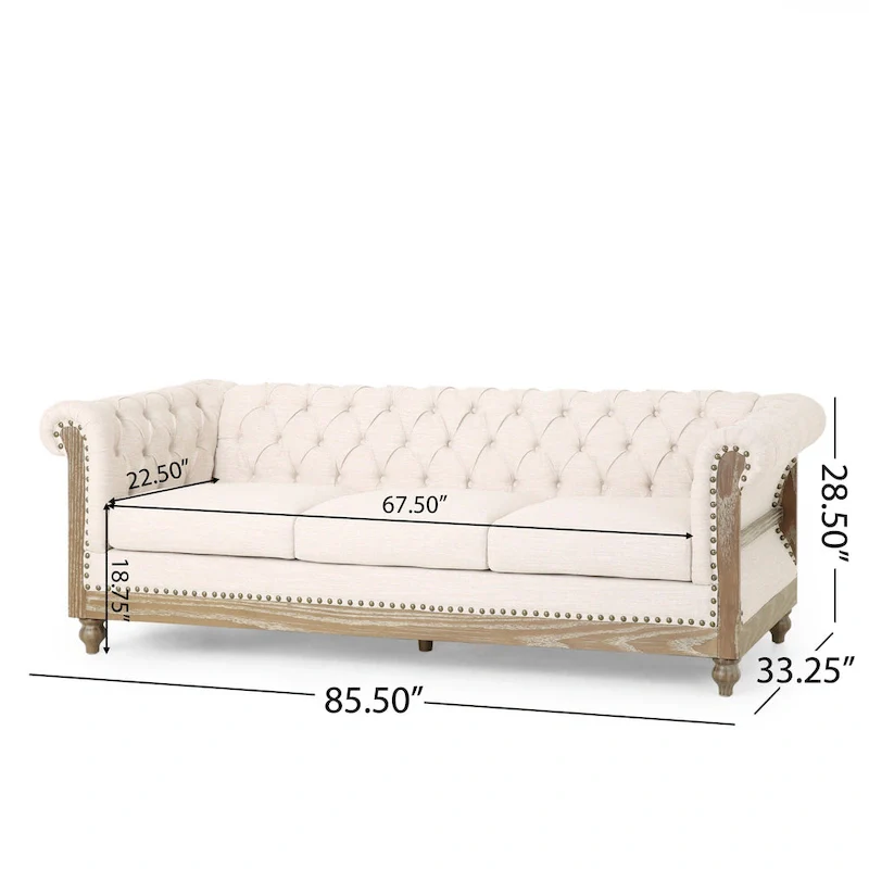 Fabric Living Room Sofa and Accent Chairs