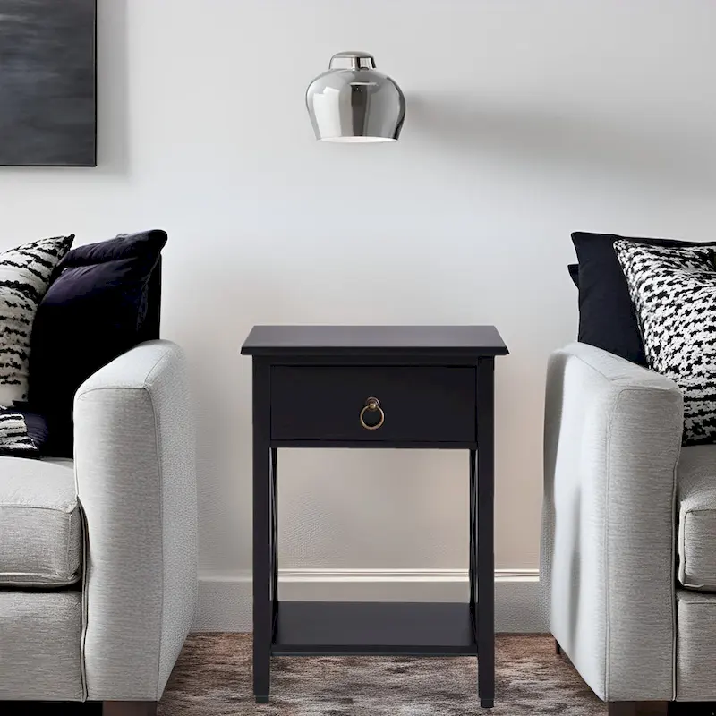 Wooden Side Tables Bedroom Night Stands for Bedrooms Small Nightstand