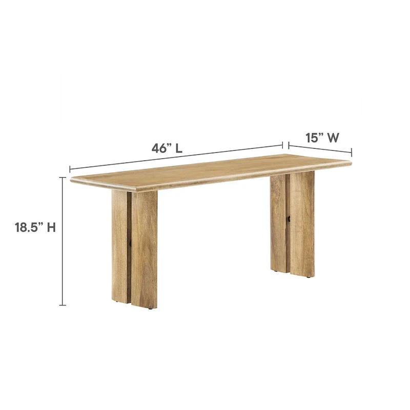 60  Wood Dining Table and Bench Set