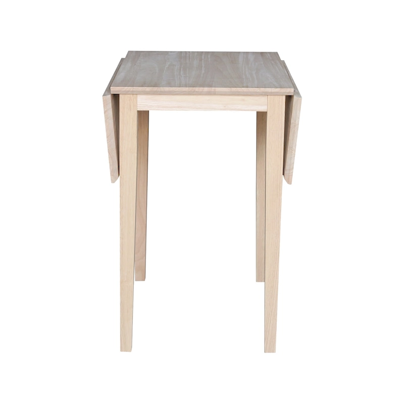 International Concepts Small Drop Leaf Shaker Style Dining Table