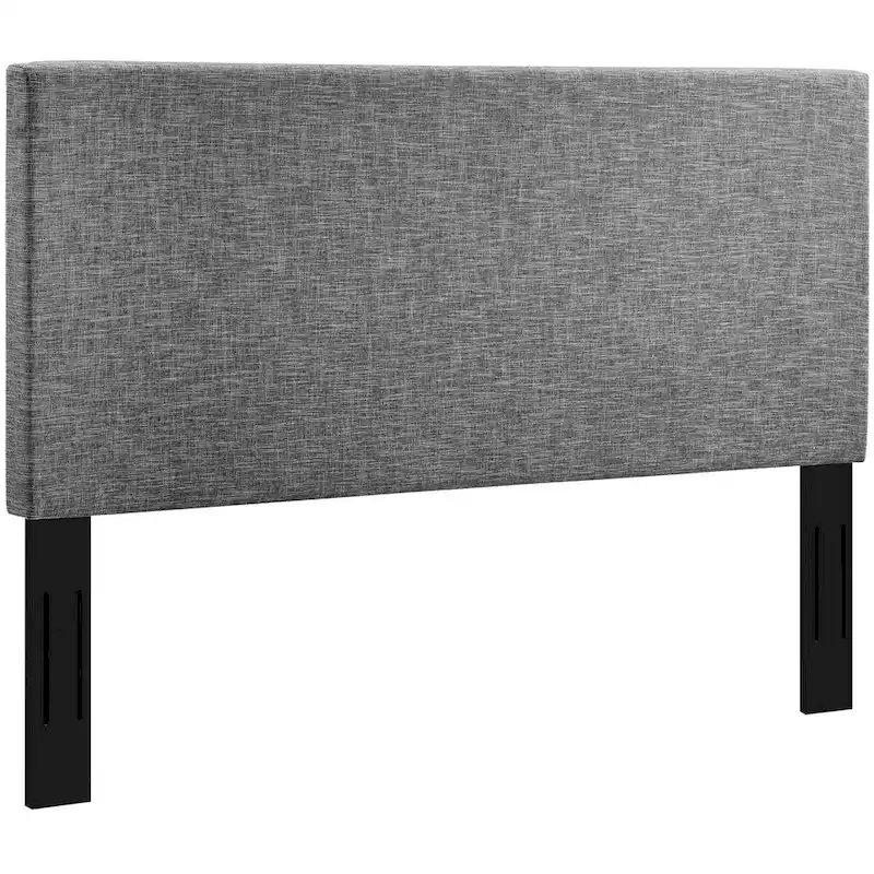 Full/Queen Upholstered Headboard - Beige Linen Fabric