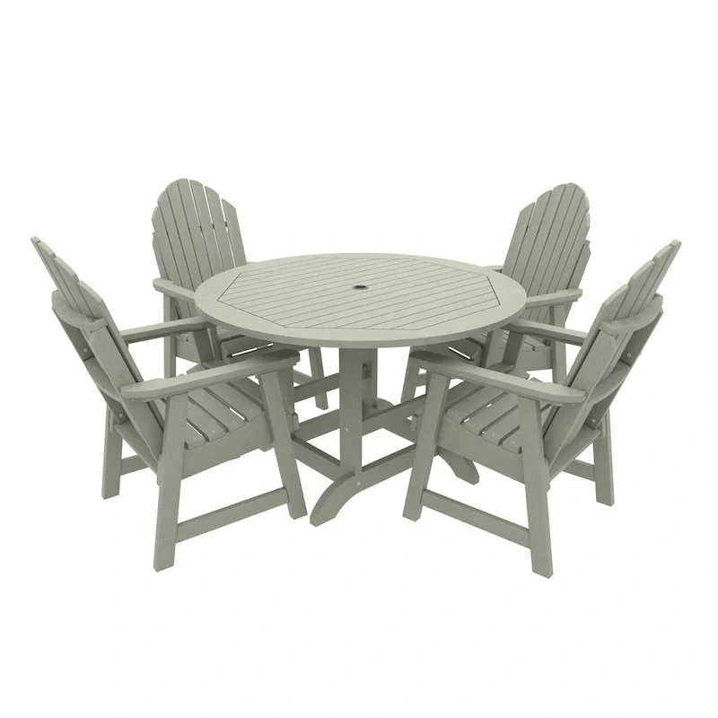 HIGHWOOD Commercial Muskoka 5-Piece Adirondack 48 Dining Set