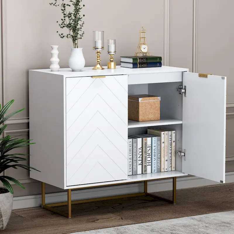 Sideboard Buffet Cabinet with Adjustable Shelf