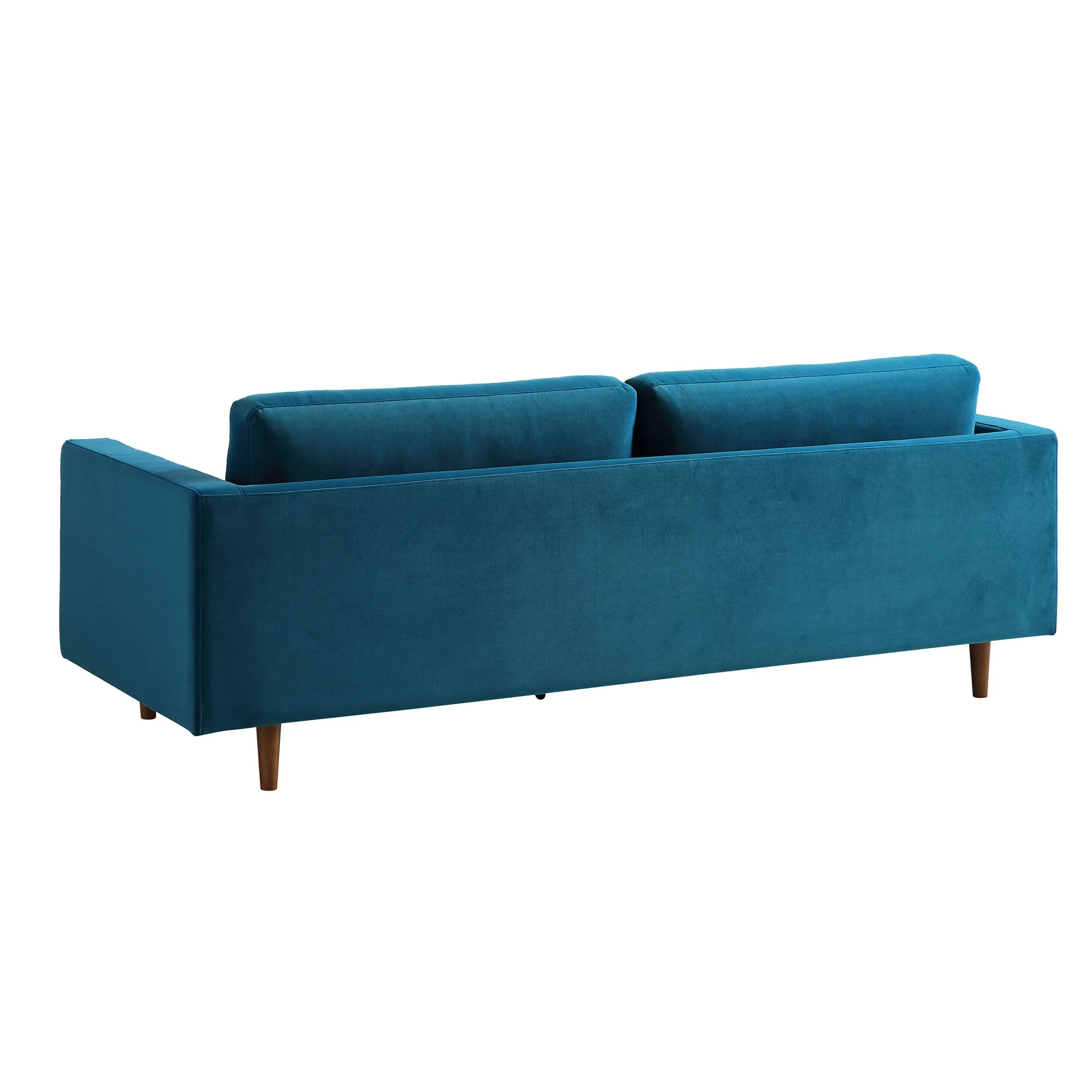 Large 3-Seater Sofa, Teal Velvet