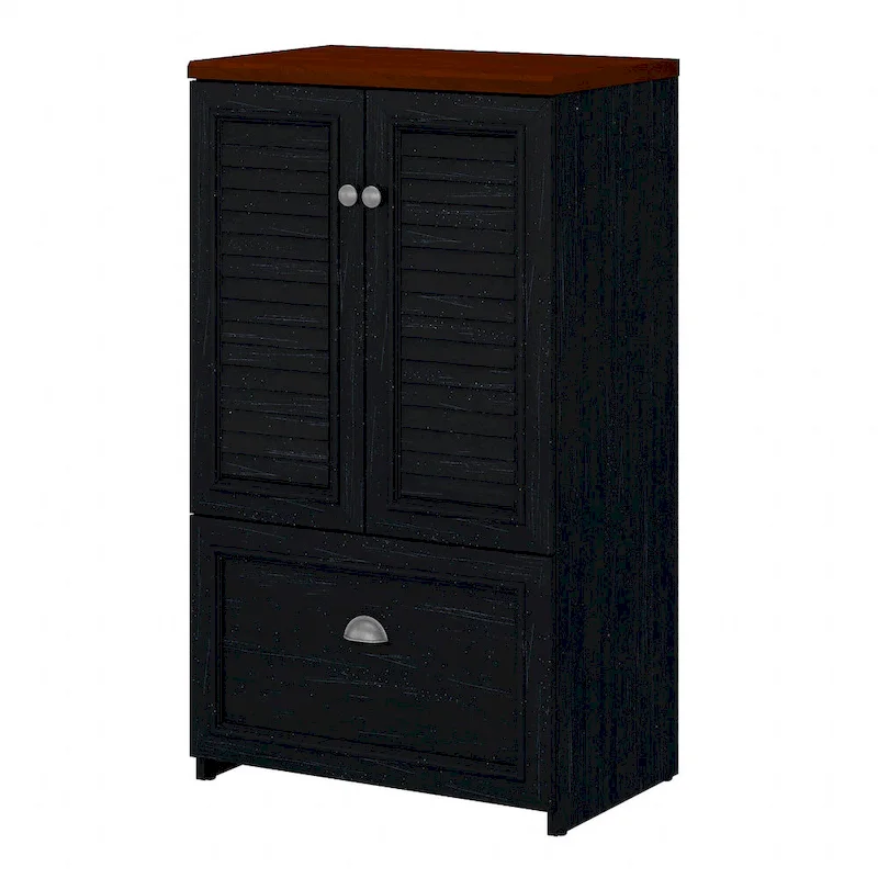 41.7-inch Cabinet with Drawer - 23.74L x 16.06W x 41.69H - 23.74L x 16.06W x 41.69H
