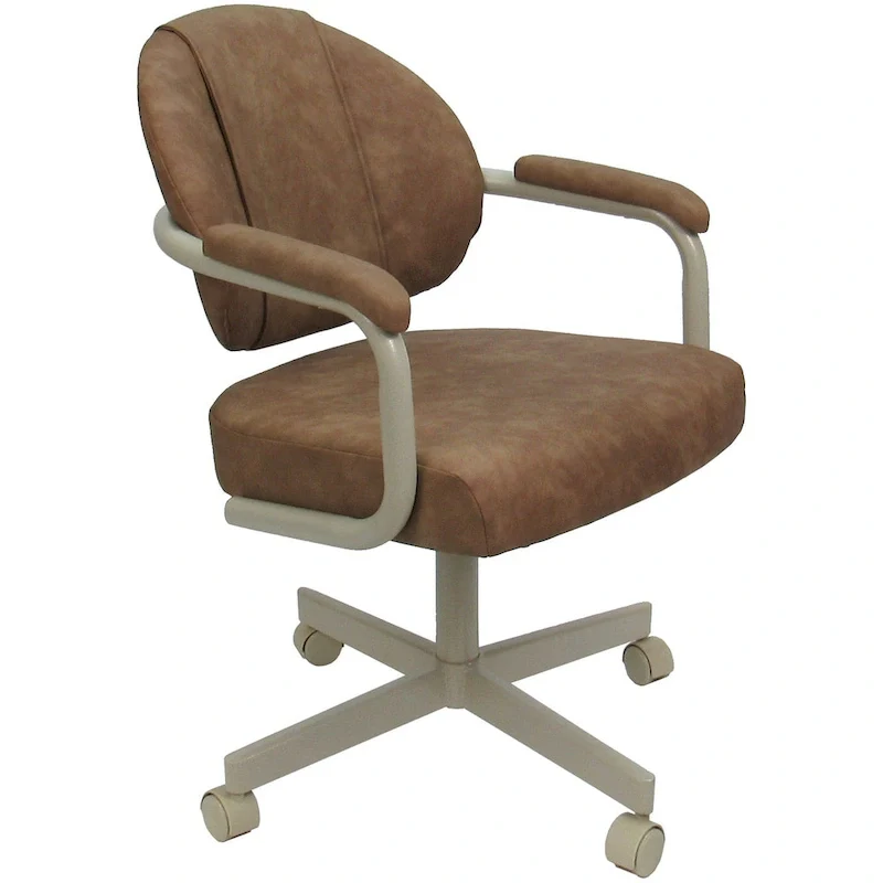 Swivel Tilt Kitchen Chair with Wheels M-70 Casters - N/A