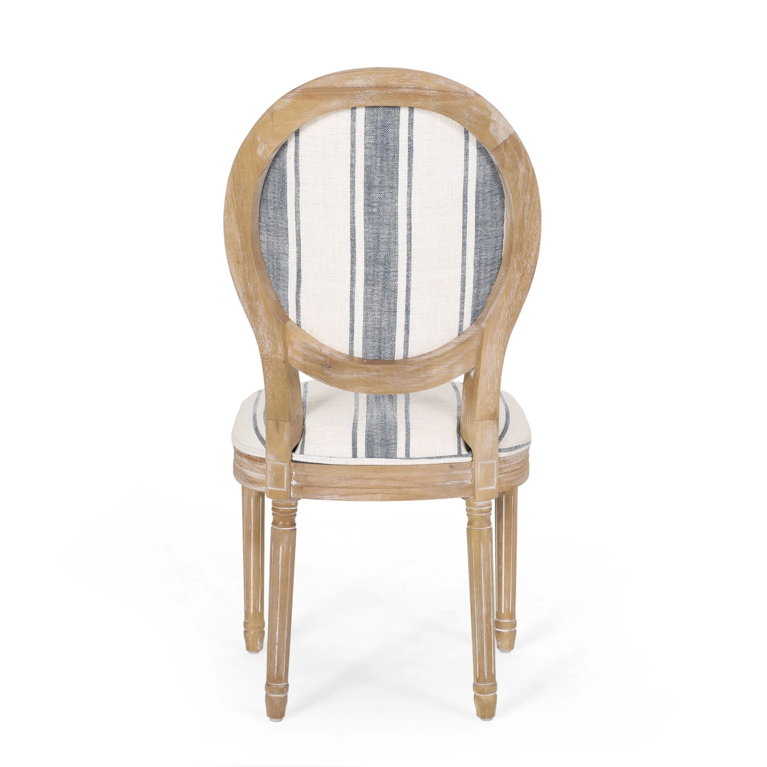 French Country Fabric Dining Chairs - NH419413
