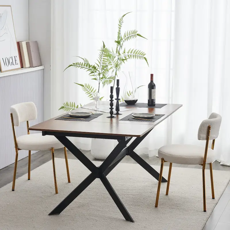 Set of 2 mid-century modern dining chairs