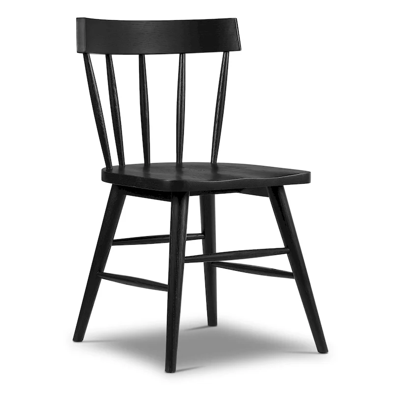 Hava Dining Chair - Solid Oak Wood with Spindle-Back