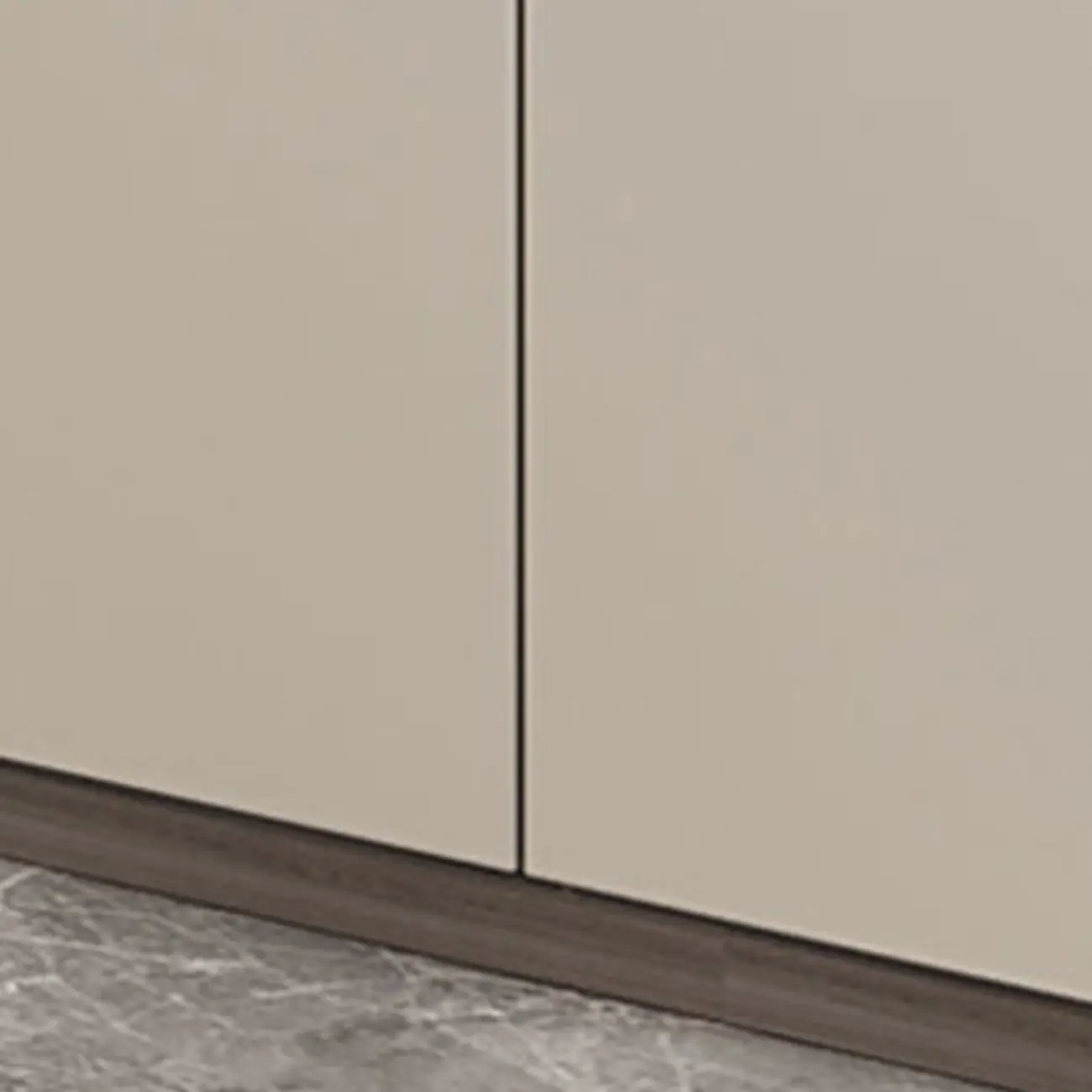 94 Dark Gray Stone Long Cabinet TV Stand with LED Lights