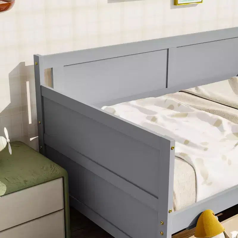 MAYEERTY Full Bunk Bed Safety Rail High Weight Capacity Heavy-Duty Metal