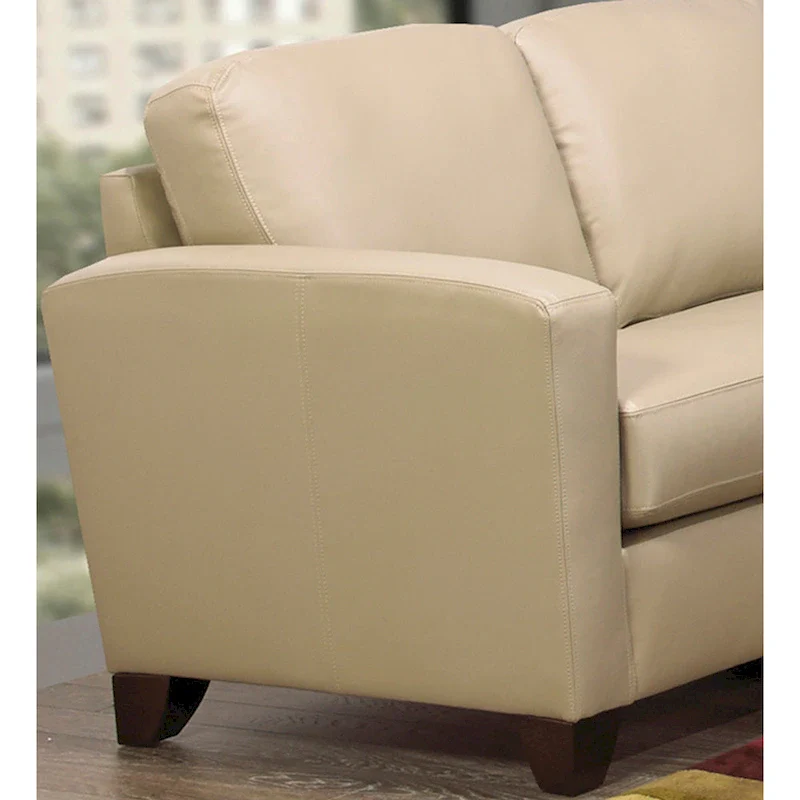 Bryce Italian Top Grain Leather Sofa and Chair Set