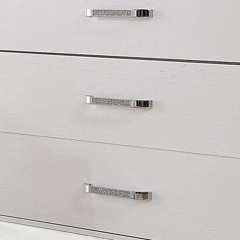 Modern 62-inch Wide Solid Wood 9-Drawer Dresser