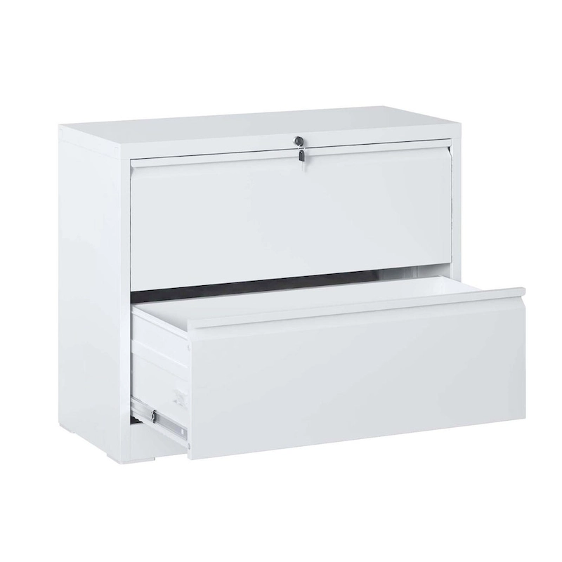 Lateral File Cabinet 2 Drawer,Filing Cabinet with Lock, Lockable File Cabinet for Home Office