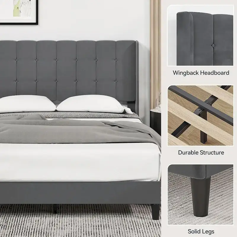 Bed Frame with Headboard