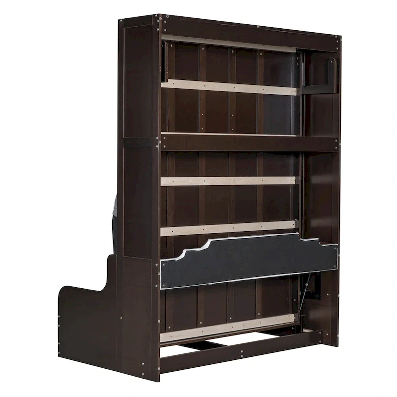 Modern Queen Murphy Bed with Cushion