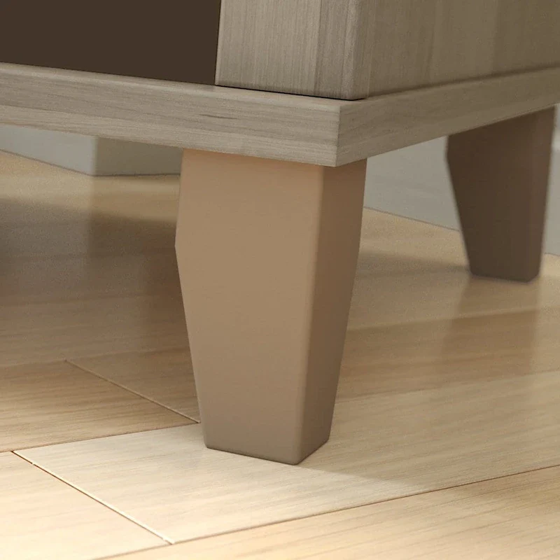 Transitional Grey Ash Nightstand