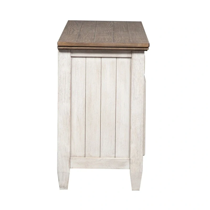 Antique White Tobacco Credenza