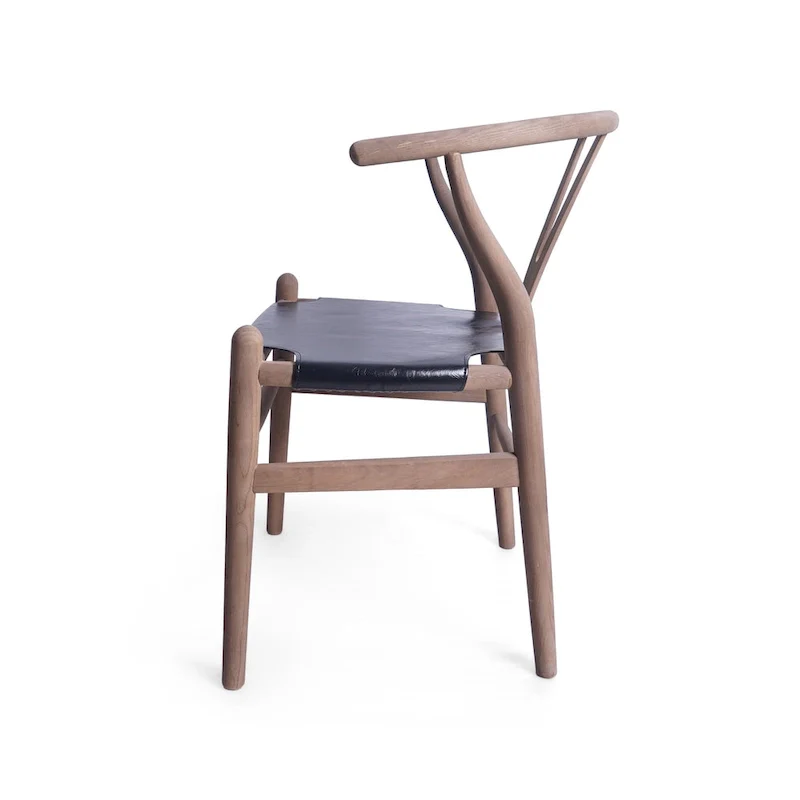 Ash Wood Dining Chairs Set of 6 - Mid-Century Modern Style