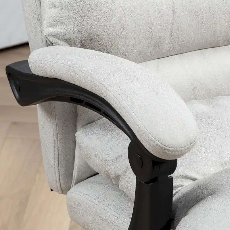 Vinsetto Microfibre Vibration Heated Reclining Massage Office Chair