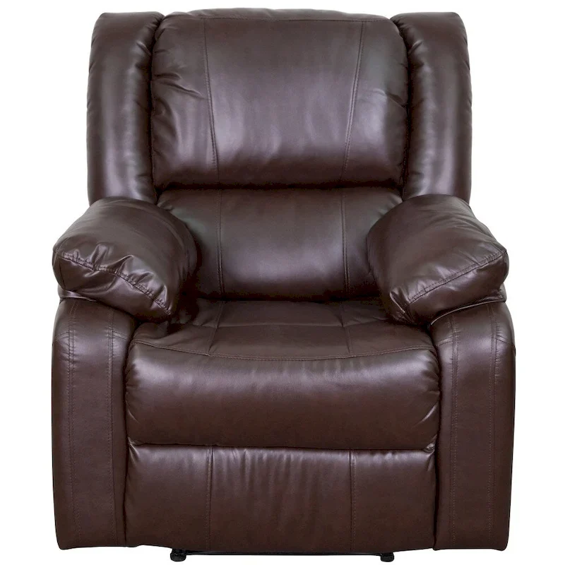 Microfiber Pillow Back Recliner