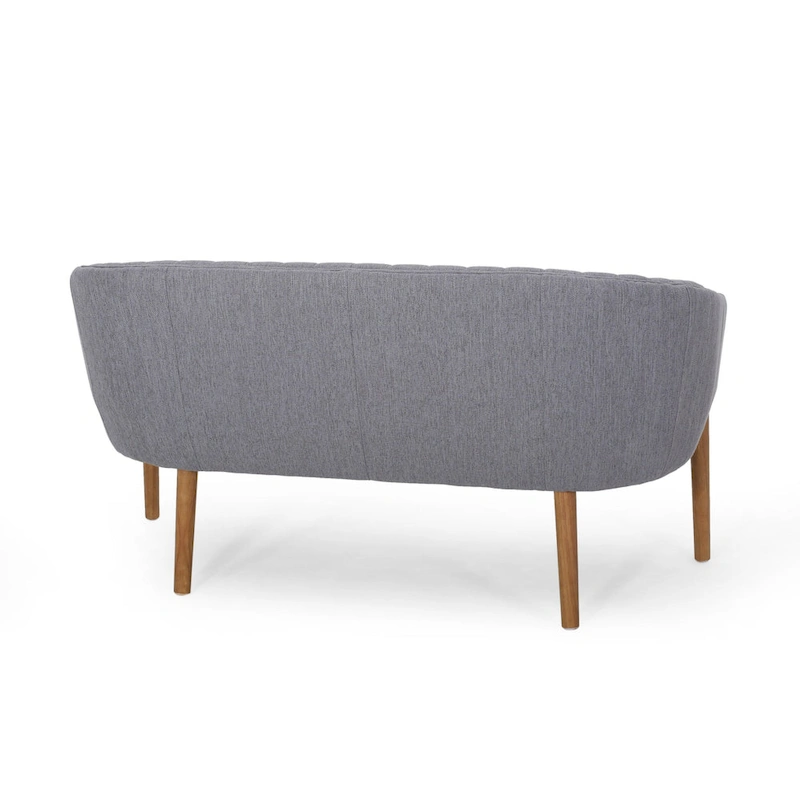 Galena Mid-century Modern Glam Loveseat by Christopher Knight Home
