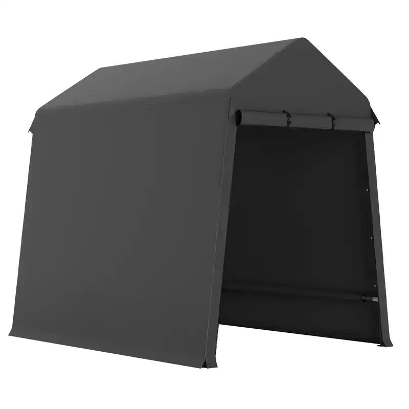 COZONY Outdoor Storage Shelter, Portable Garage with Ventilation, Waterproof UV Resistant Shelter for Motorcycle Tools