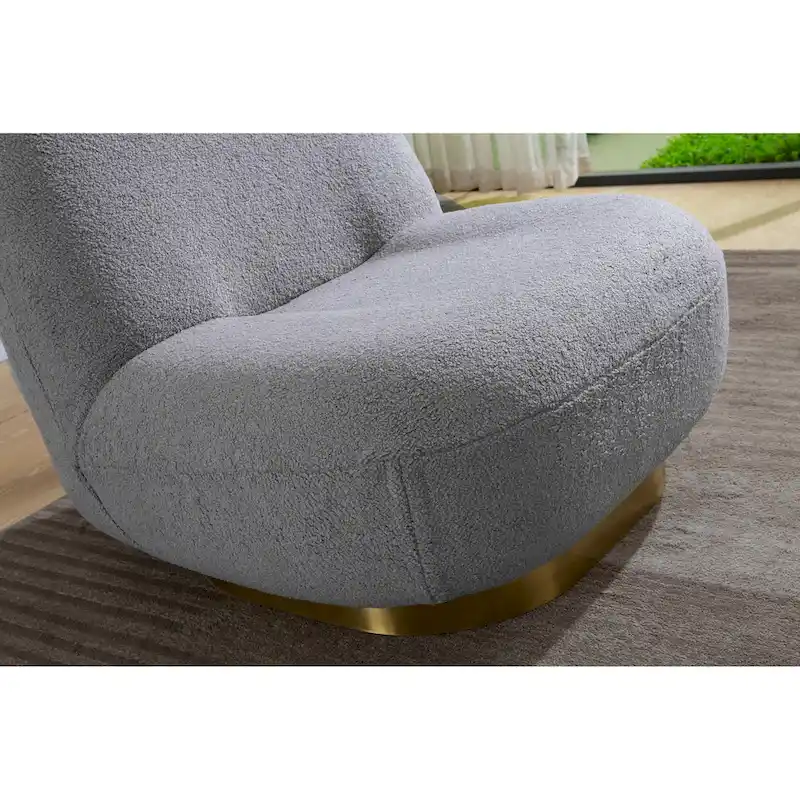 Modern Velvet Swivel Accent Chair