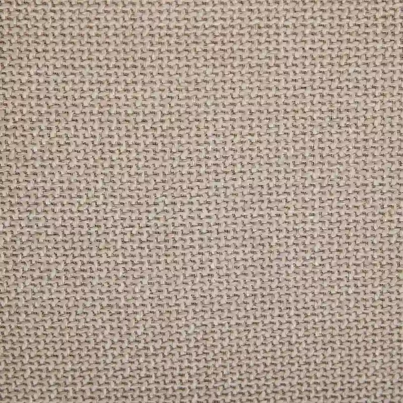 Retro Linen Dining Chairs Set of 2, Bentwood Back with Metal Legs