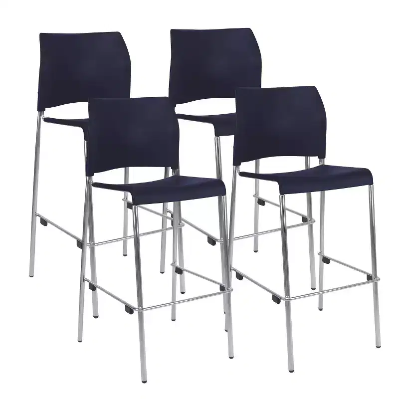 Hampden Furnishings 4pk Jody Collection Plastic Barstools