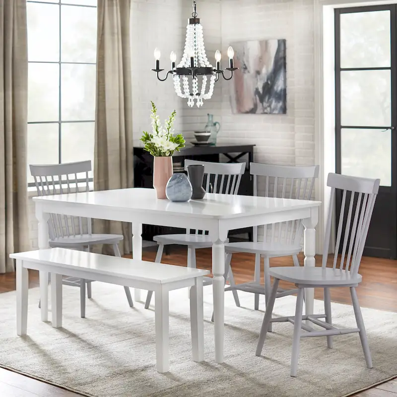 Simple Living Parma Dining Set with Dining Bench