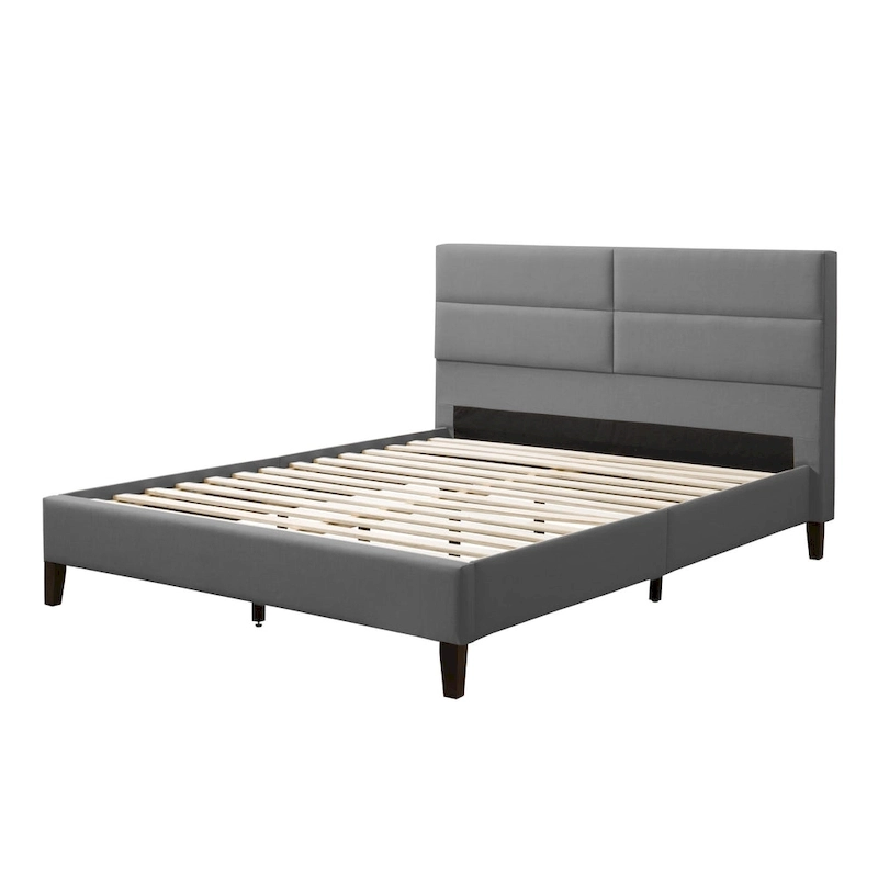 Bellevue Queen Rectangle Panel Upholstered Bed