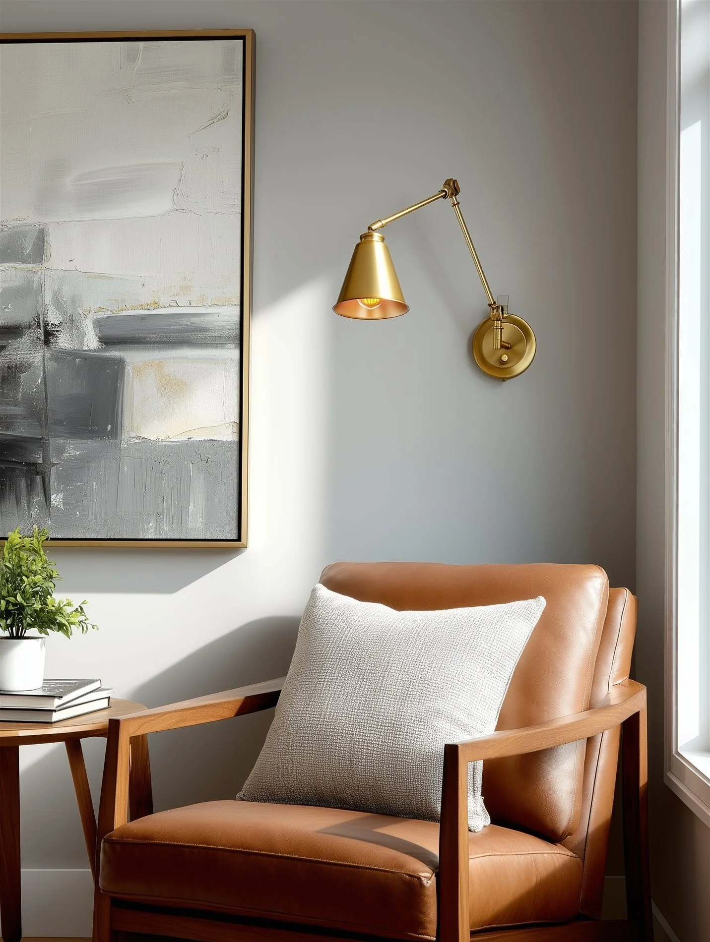 Ellis 18 Vintage Industrial Swing Arm Wall Lamp, 2-Pack