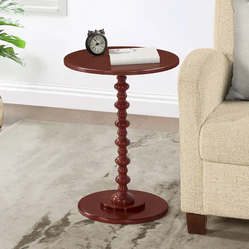 Convenience Concepts Palm Beach Round Spindle Table
