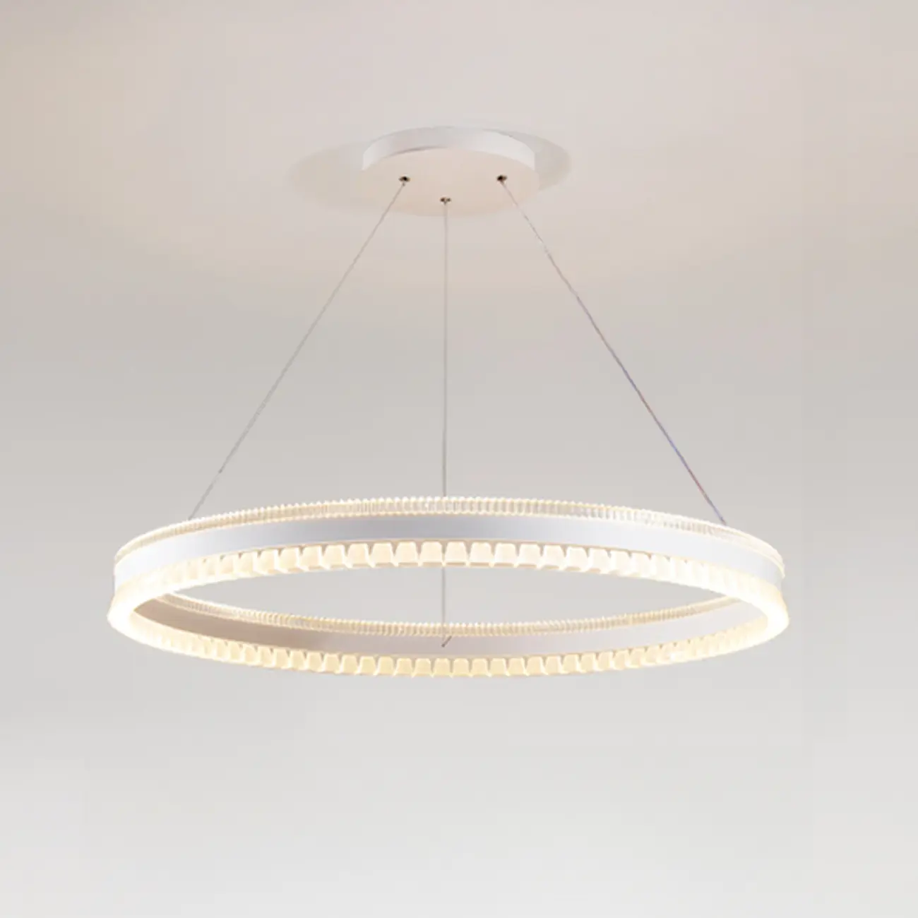 Stylish Modern Circle Tiered Ring LED Chandelier