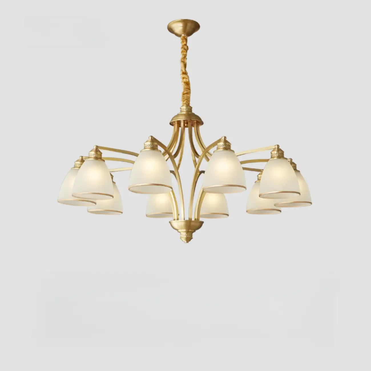 Elegant Modern Hanging Chandelier with Adaptive Height