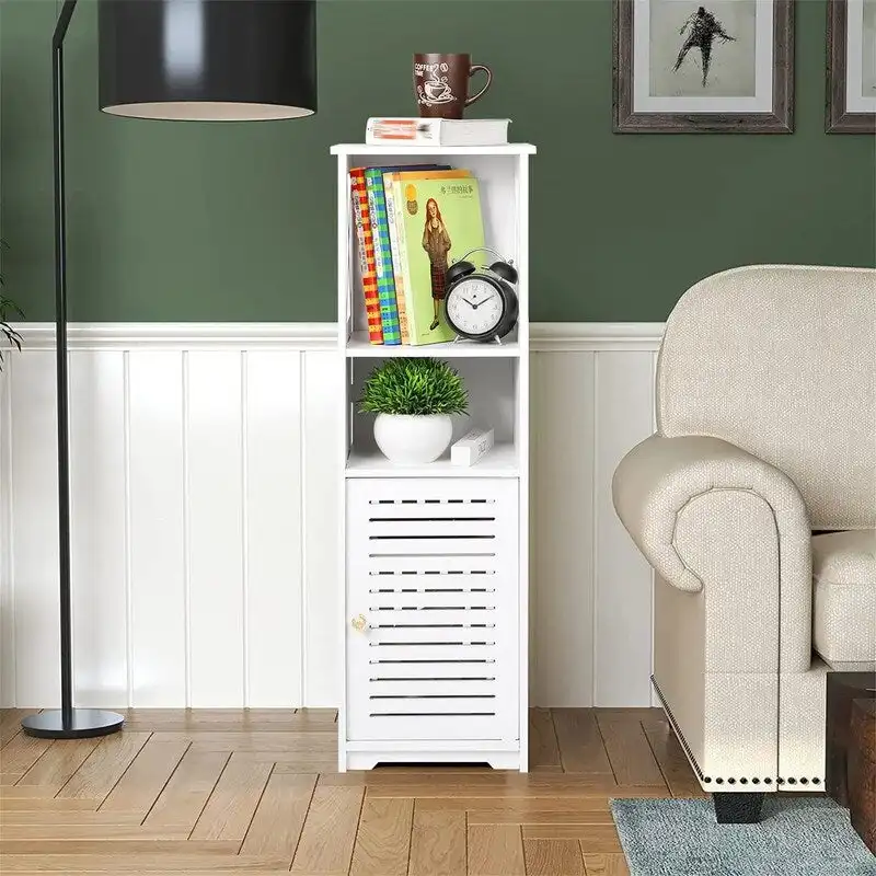 Bathroom Storage Cabinet Small Waterproof Bathroom Cabinets Free Standing - 9.4D x 7.87W x 29.5H